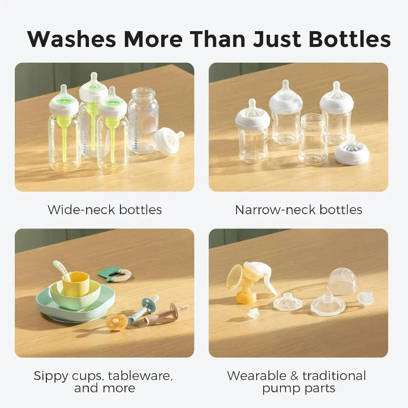 Baby Bottle Washer Pro – All-in-One Sterilizer, Dryer & Cleaner
