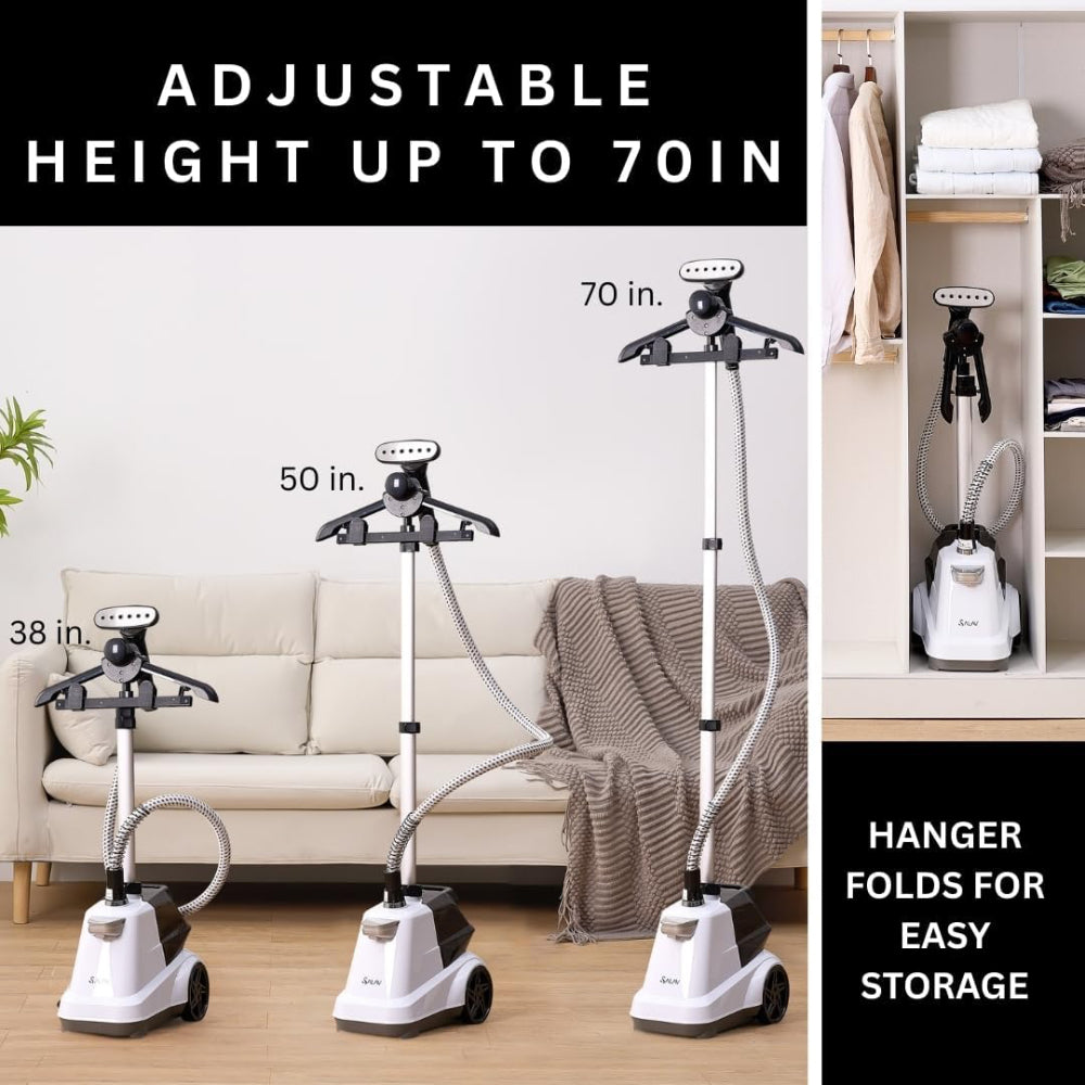 Heavy Duty Garment Steamer - 3L Tank & Foot Pedals