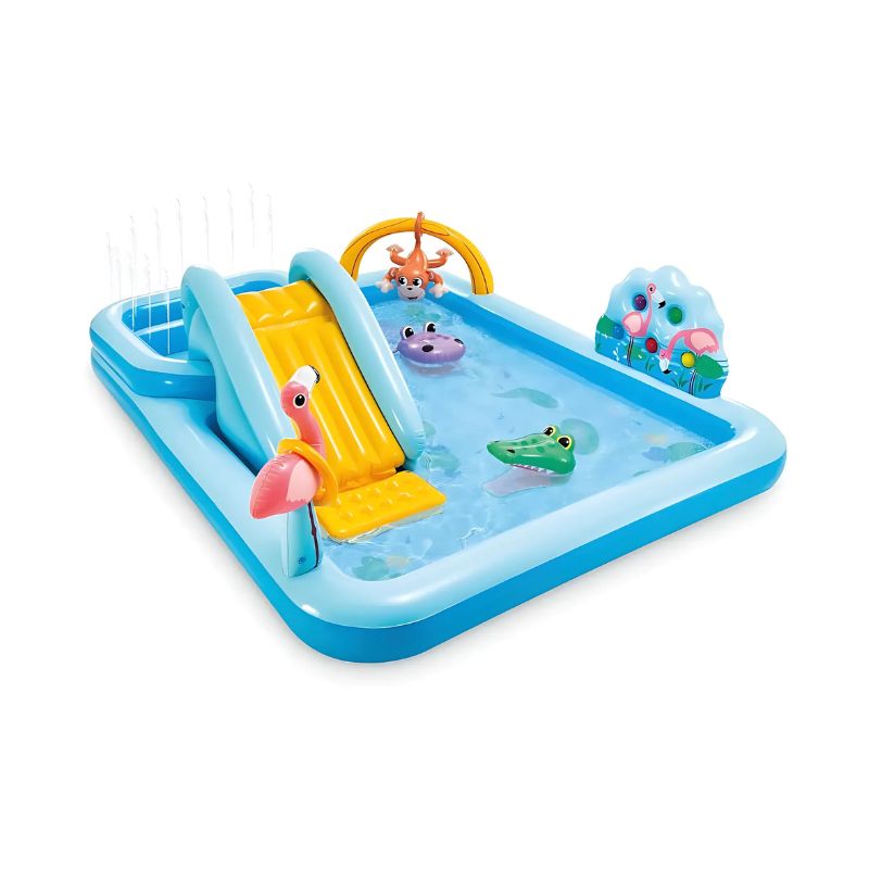 Inflatable Play Center for Kids – Jungle Adventure Slide & Splash Pool