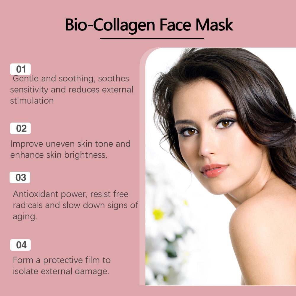 Bio Collagen Face Mask - Hydrate, Firm & Brighten Skin