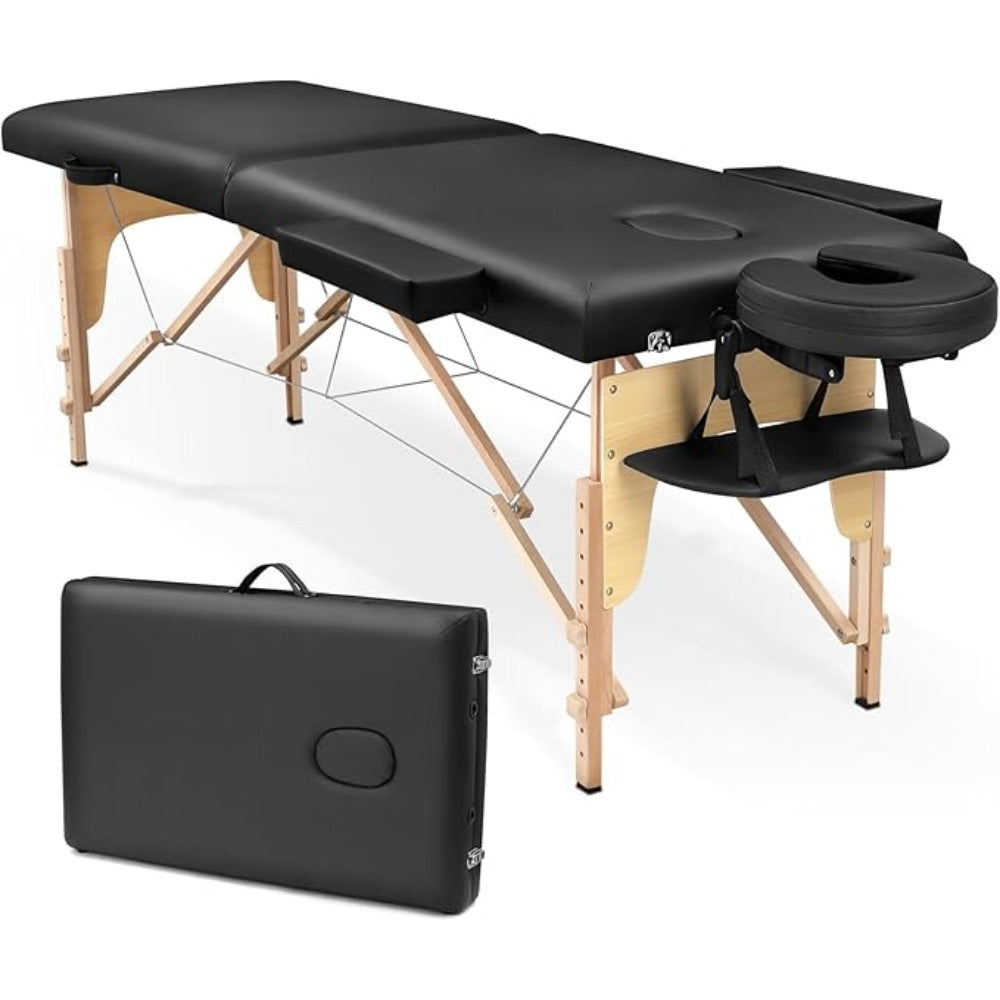 Portable Massage Table: Adjustable Lash Bed for Spa & Therapy