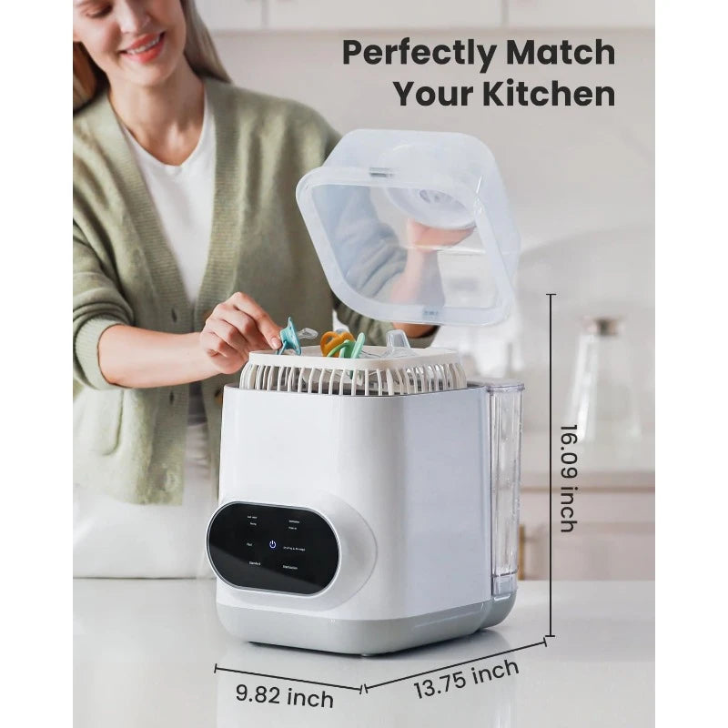 Infant Bottle Washer Pro: All-in-One Baby Bottle Sterilizer & Dryer