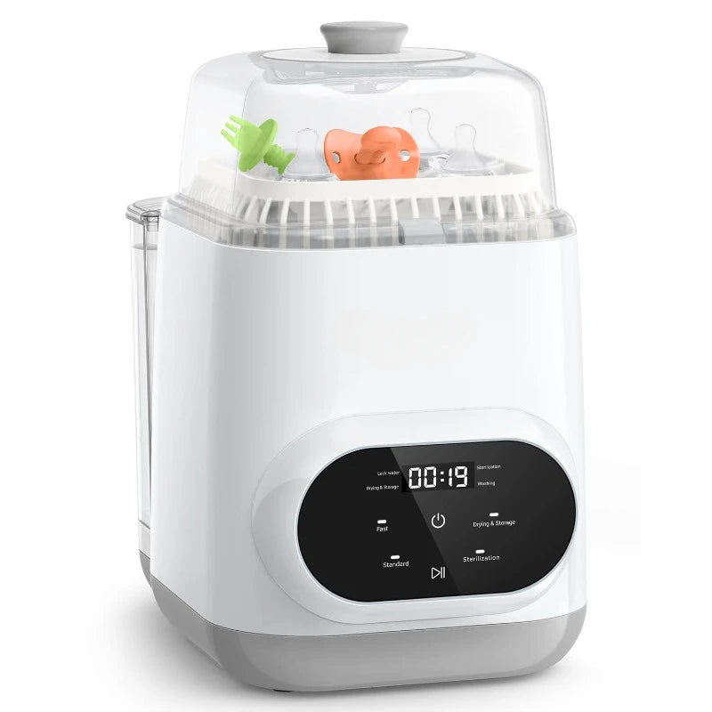 Infant Bottle Washer Pro: All-in-One Baby Bottle Sterilizer & Dryer