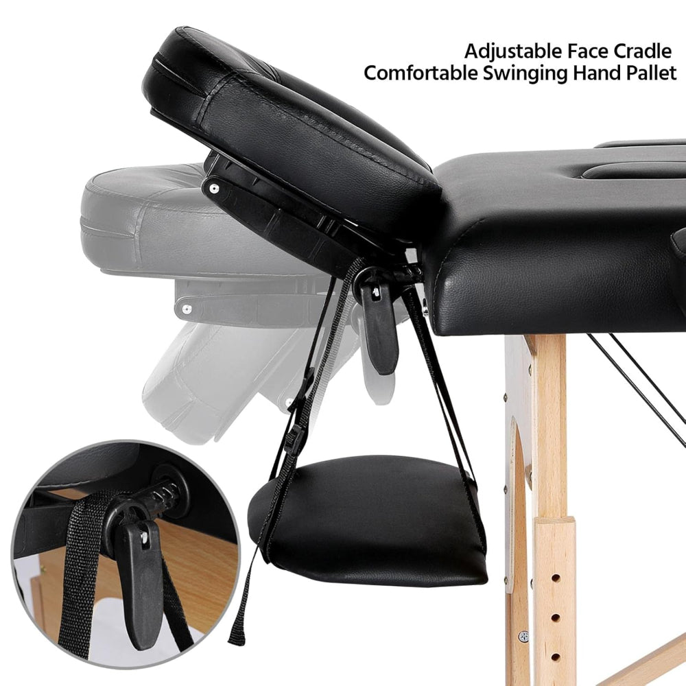 Portable Massage Table & Lash Bed – Foldable Spa & Tattoo Table