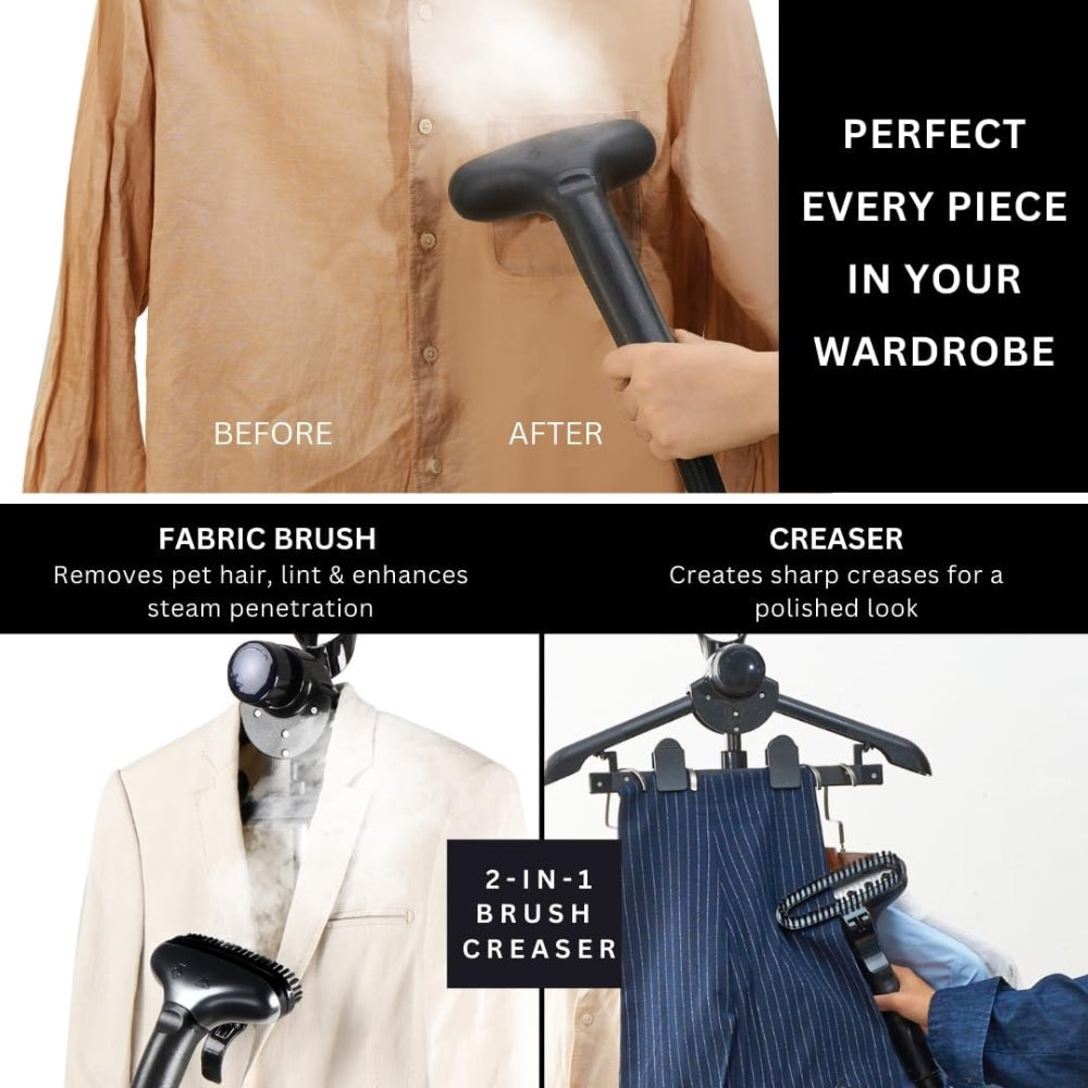 Heavy Duty Garment Steamer - 3L Tank & Foot Pedals