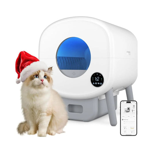 Self-Cleaning Cat Litter Box 95L – Automatic Odor Control & Easy Waste Removal