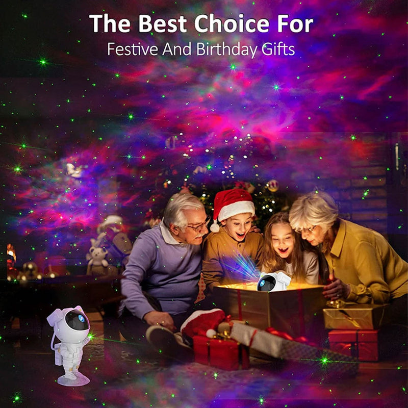 Galaxy Star Projector LED Night Light for Kids' Bedrooms