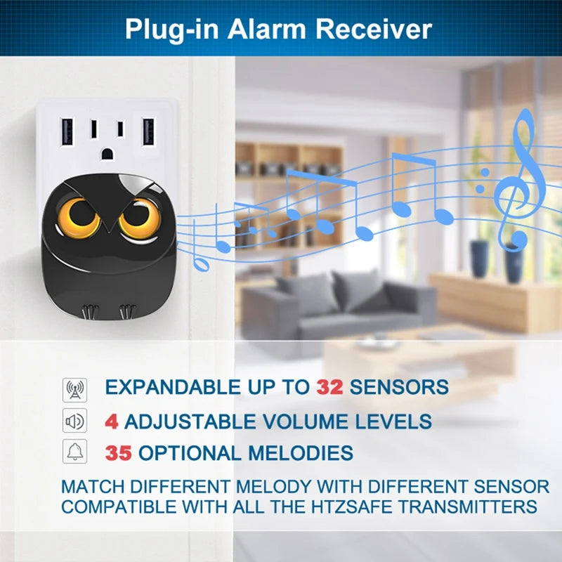 Wireless Driveway Alarm 800m Long Range Weatherproof Motion Sensor