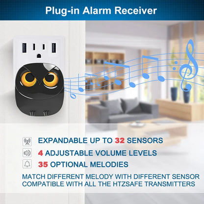 Wireless Driveway Alarm 800m Long Range Weatherproof Motion Sensor