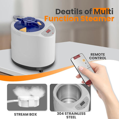 Portable Home Steam Sauna - 3L Steamer, 15 Levels, Remote Control