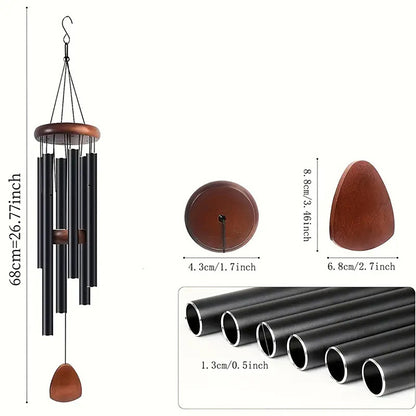26" Outdoor Wind Chimes for Gardens & Porches