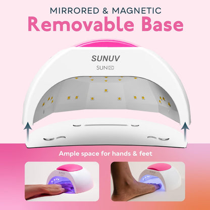 UV LED Nail Lamp 48W – Fast Gel Polish Dryer for Manicures & Pedicures