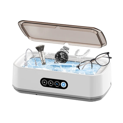 Ultrasonic Jewelry Cleaner 650ml for Glasses Rings Watch Bands - Large Capacity 49KHz Power