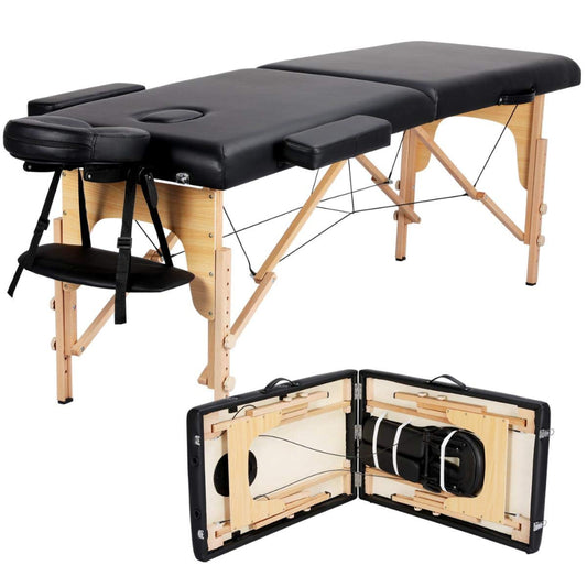Portable Massage Table & Lash Bed – Foldable Spa & Tattoo Table