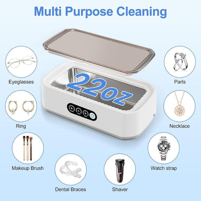 Ultrasonic Jewelry Cleaner – Professional Sonic Cleaner for Rings & Glasses